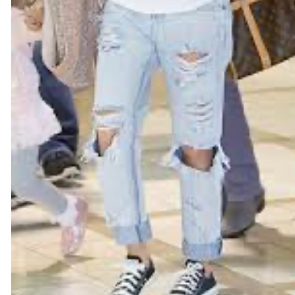 One Teaspoon Awesome Distressed Baggies Jeans - Picture 4 of 13